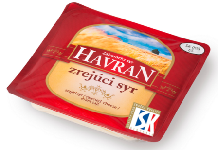 Ripened cheese from Zahorie Havran