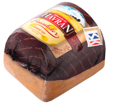 Cheese from Zahorie Havran Ementaler smoked