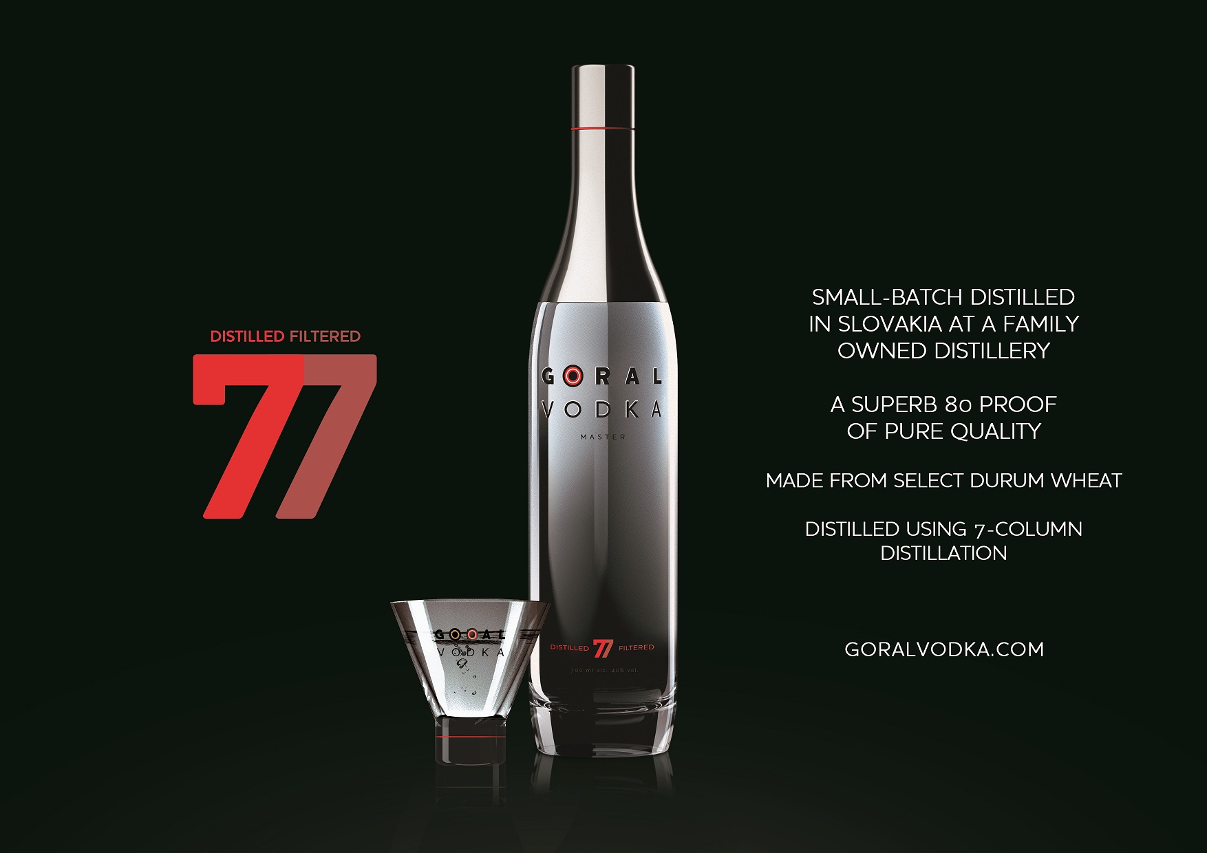 Goral Vodka MASTER 40%