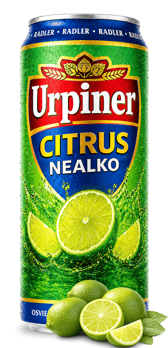 Urpiner Radler Non-alcoholic beer mixed drink