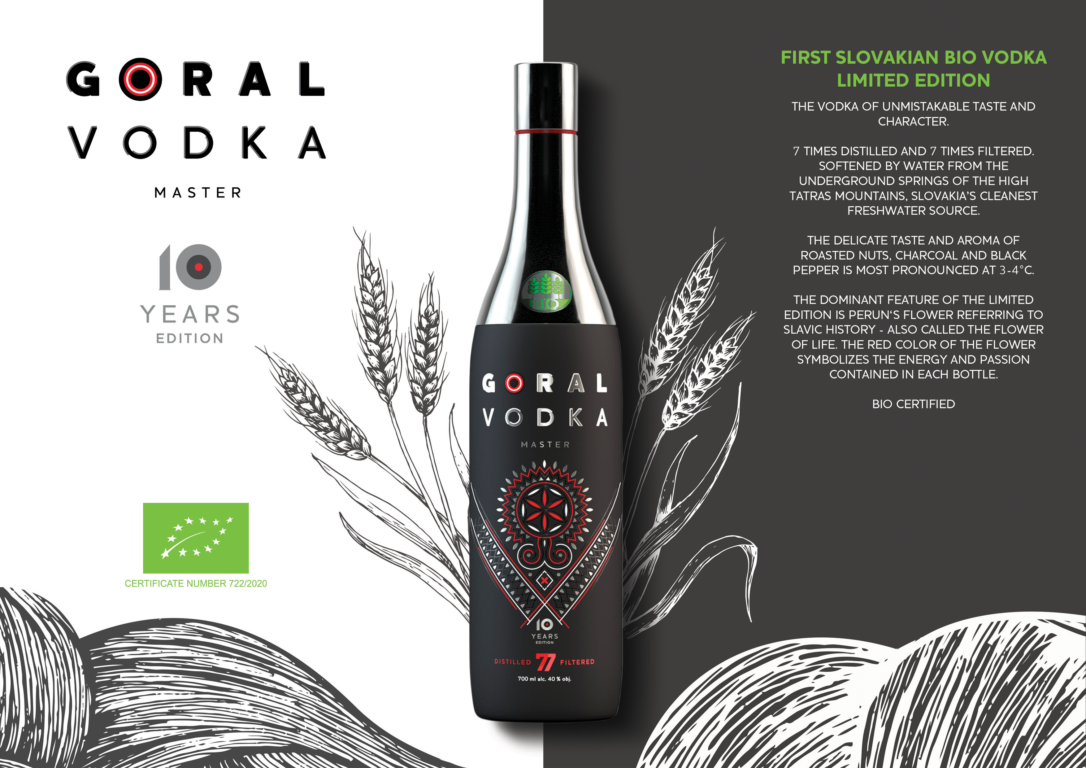 Goral Vodka MASTER BIO 40%