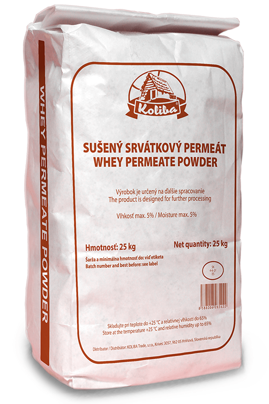 Whey permeate powder