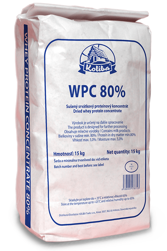 WPC 80% Whey protein concentrate – powder 15 kg