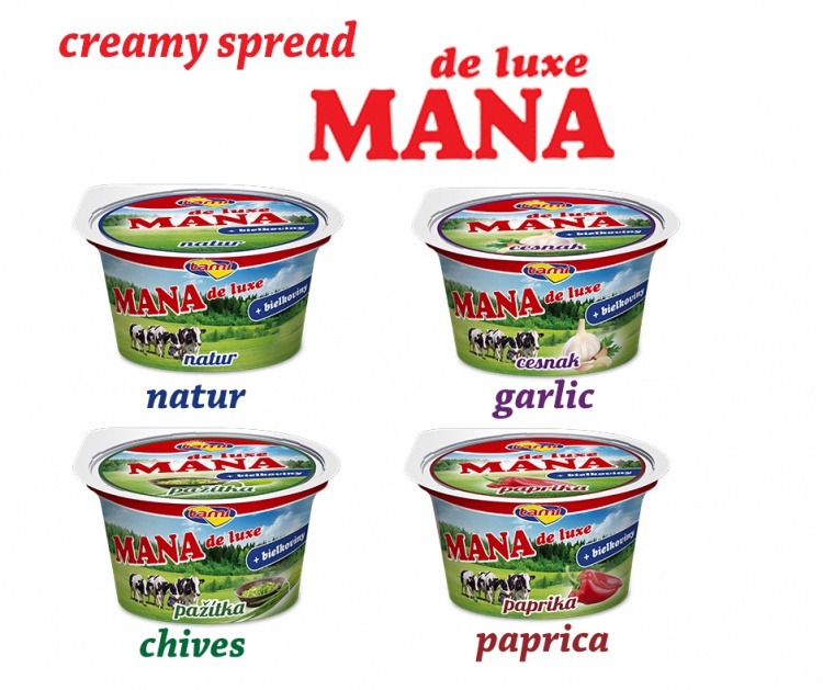 Creamy spreads MANA de luxe