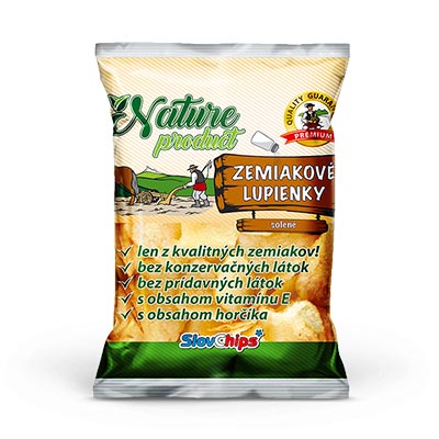 Nature product potato chips